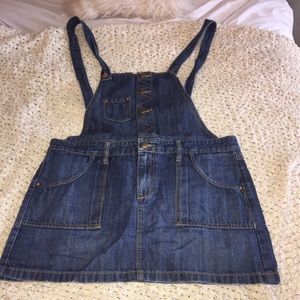 Denim Overall Skirt